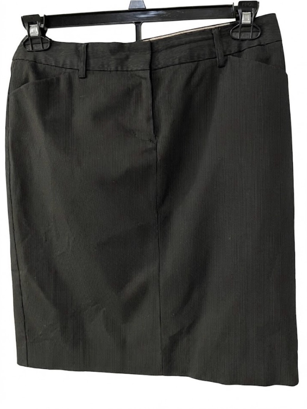 Vintage Express Design Studio Editor Pinstripe Pencil Mini Skirt Size 6